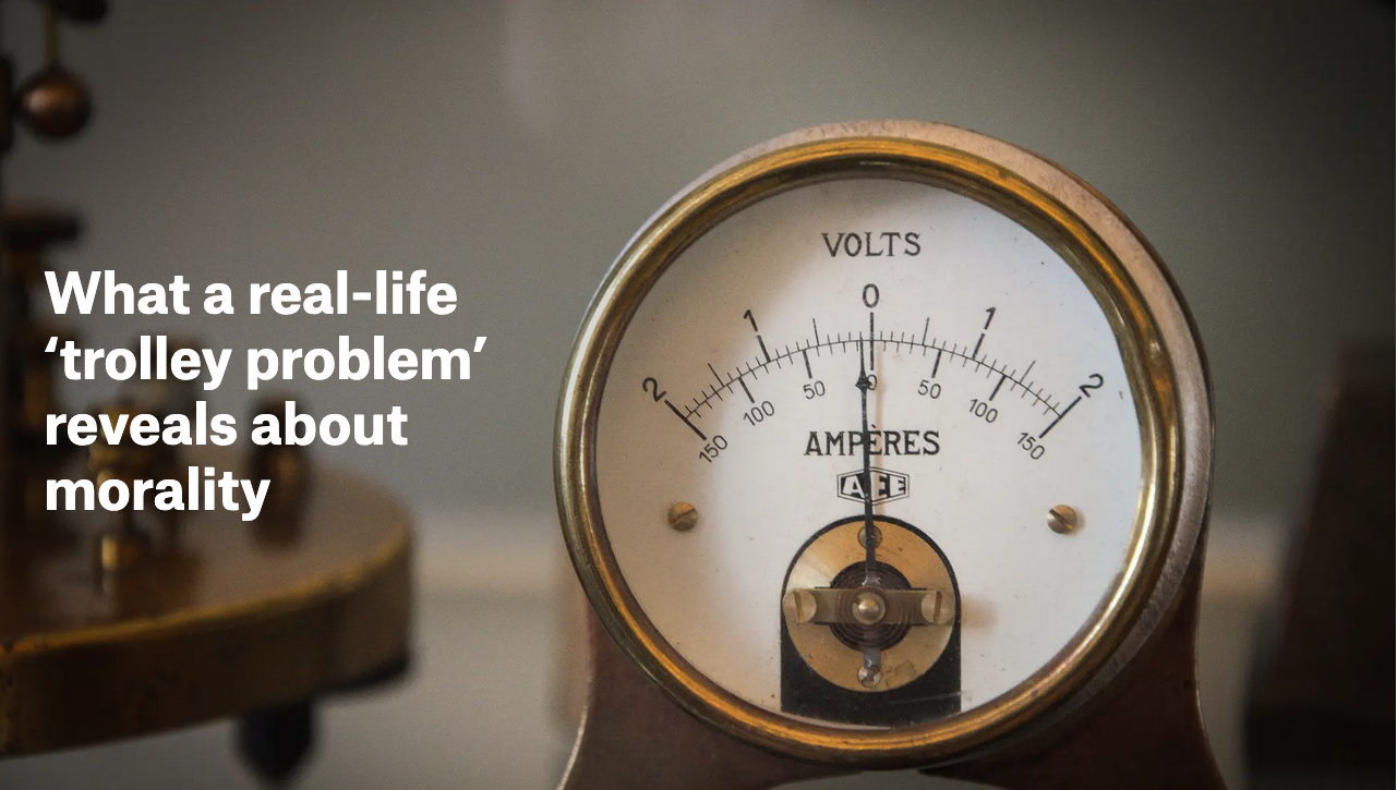 Old fashined brass voltage tester with analogue face